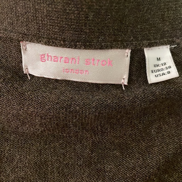 Gharani Strok London Brown sweater Size US 8 - Picture 6 of 6